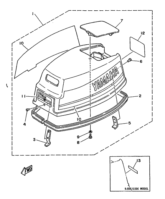 Top cowling