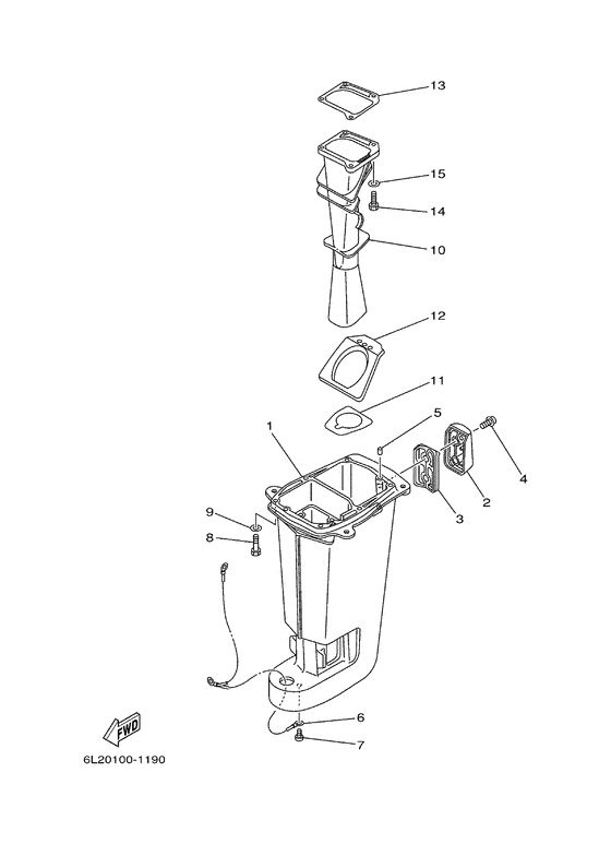 Upper casing