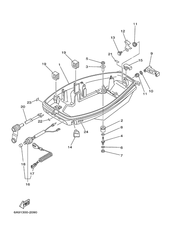 Bottom cowling