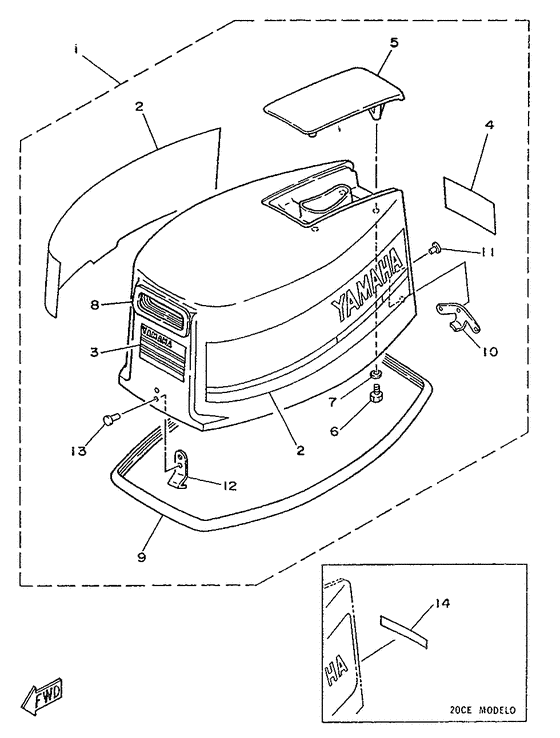 Top cowling