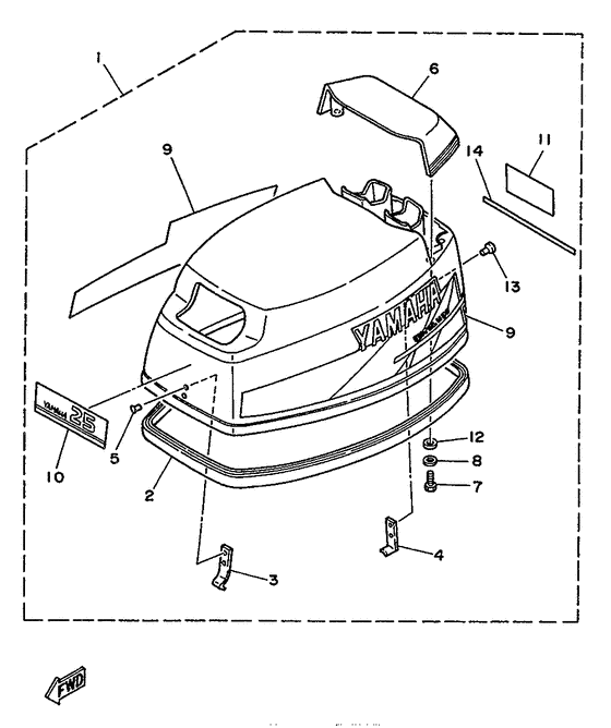 Top cowling