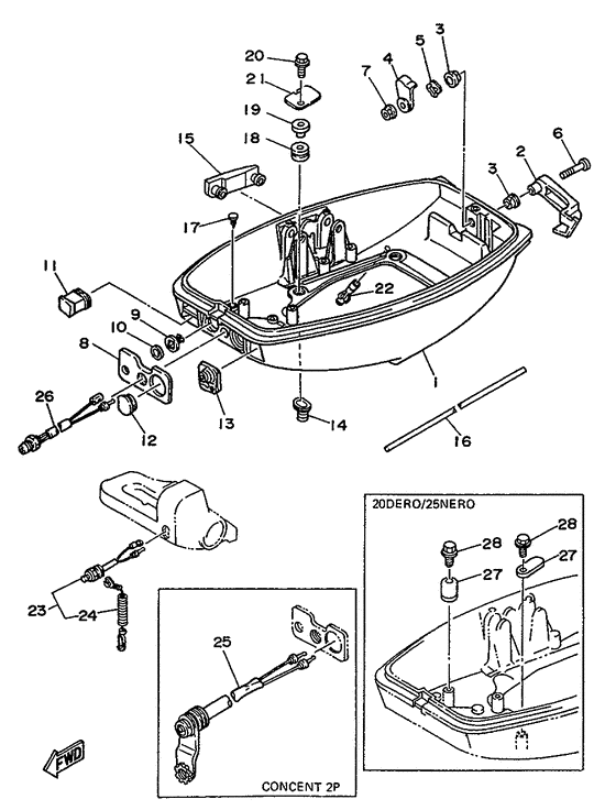 Bottom cowling
