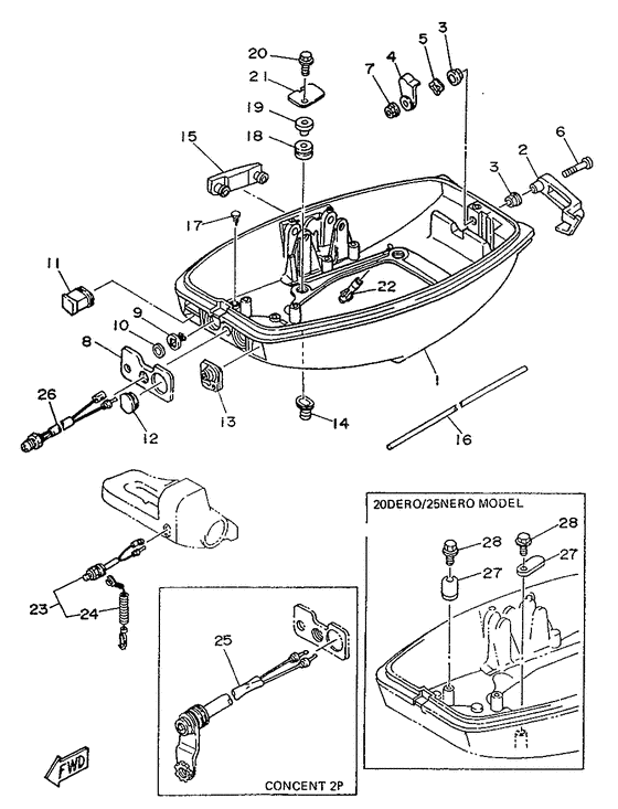 Bottom cowling