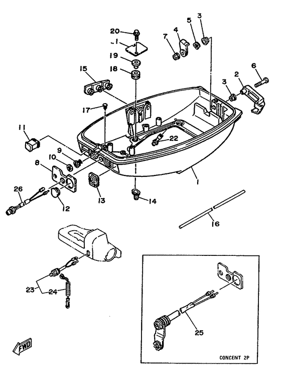 Bottom cowling
