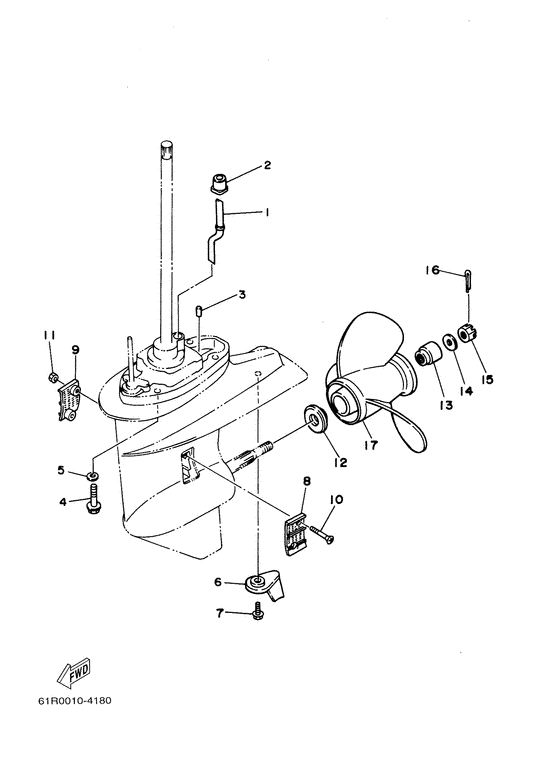 Lower casing. привод 2