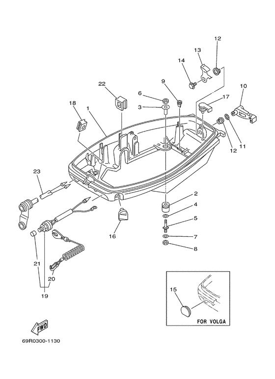 Bottom cowling
