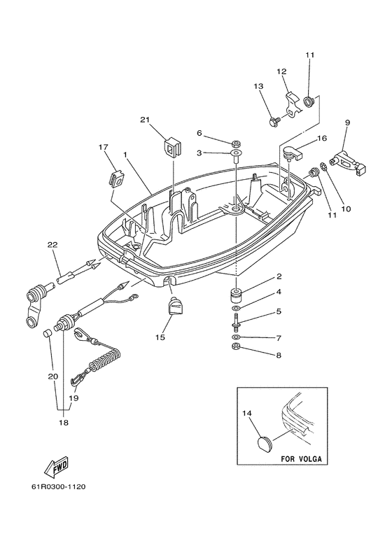 Bottom cowling