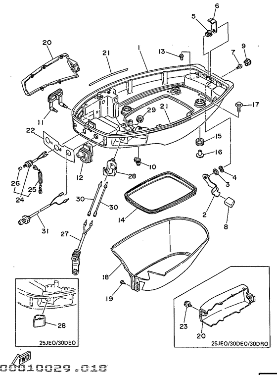 Bottom cowling