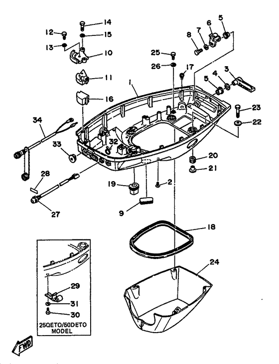 Bottom cowling