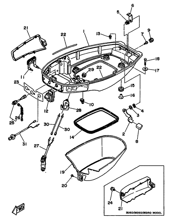 Bottom cowling