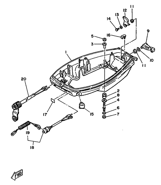 Bottom cowling