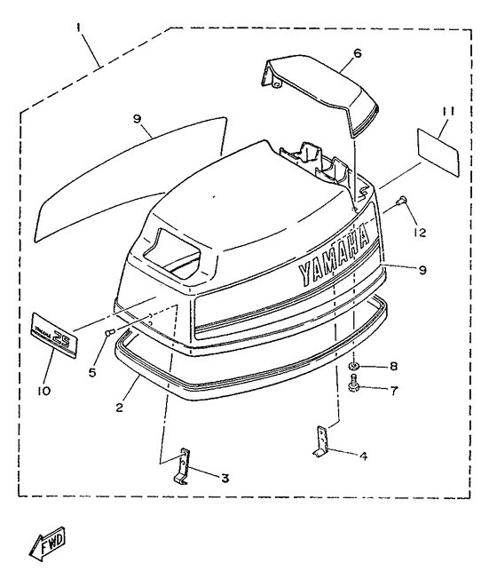 Top cowling