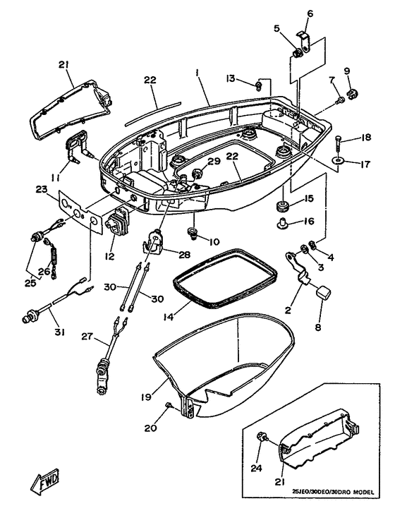 Bottom cowling