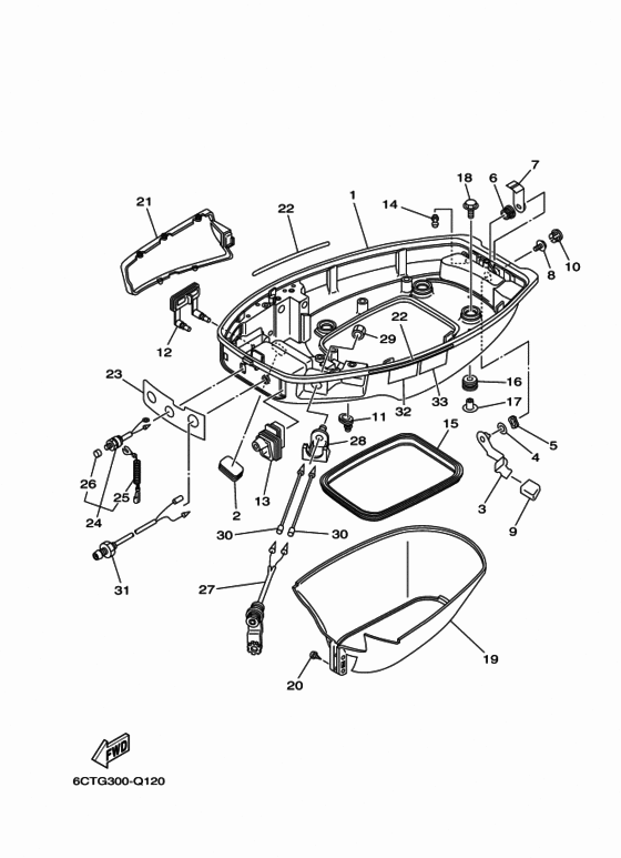 Bottom cowling