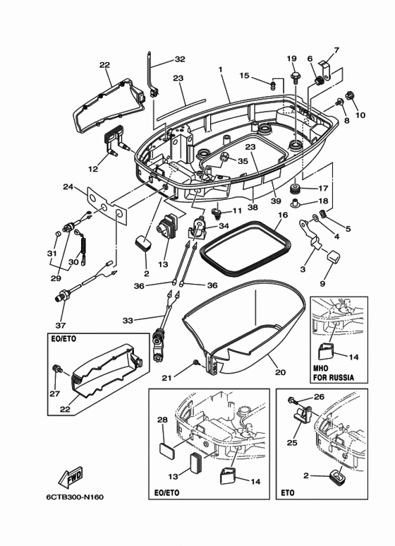 Bottom cowling