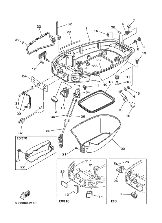 Bottom cowling