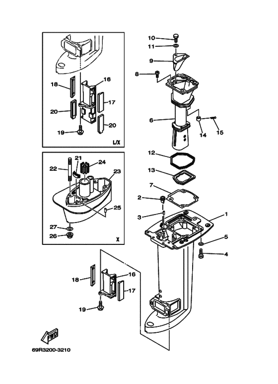 Дейдвуд кронштейн
