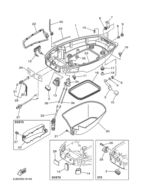 Bottom cowling