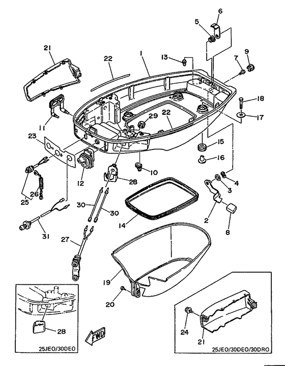 Bottom cowling