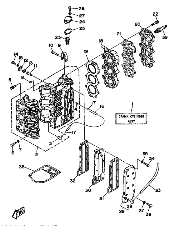 Cylinder. картер