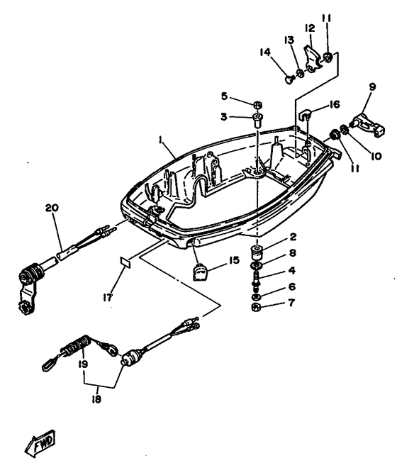 Bottom cowling