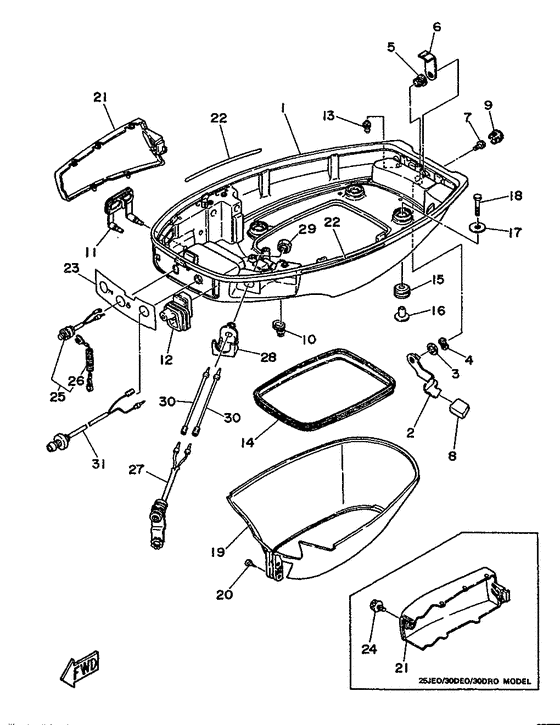 Bottom cowling