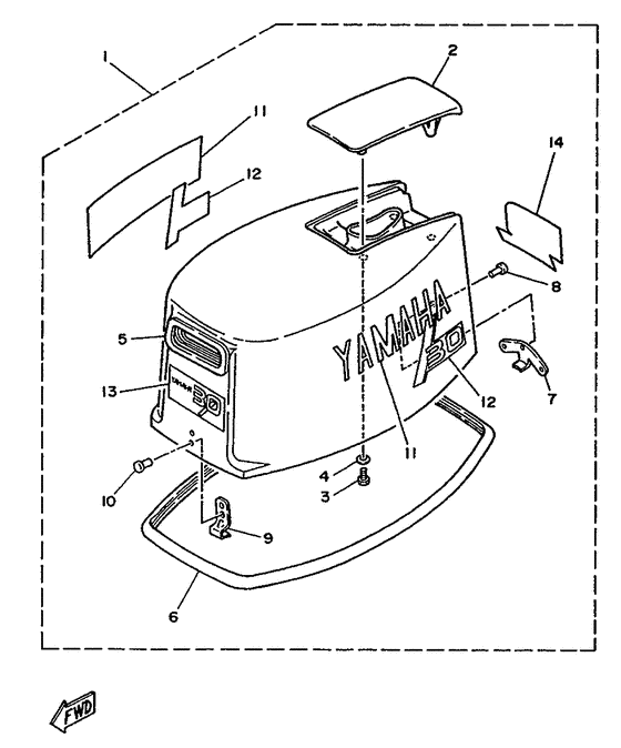 Top cowling