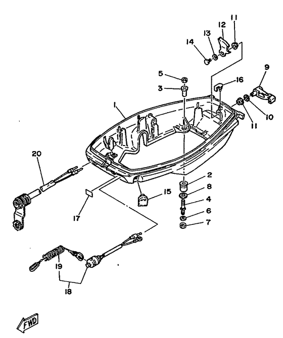 Bottom cowling