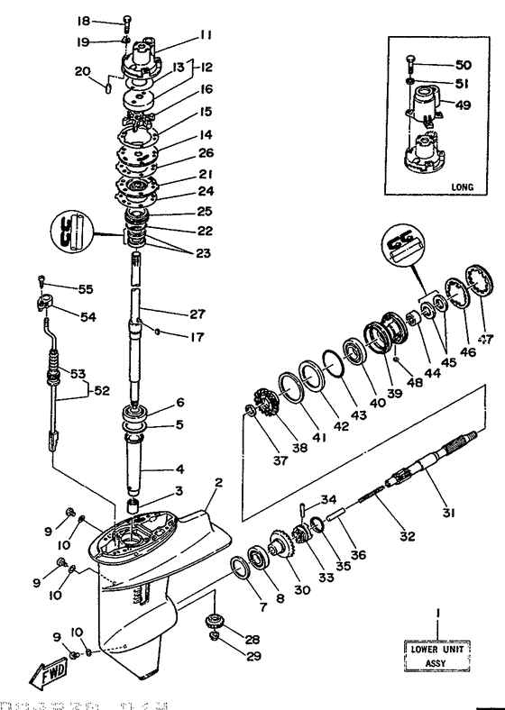 Lower casing привод 1