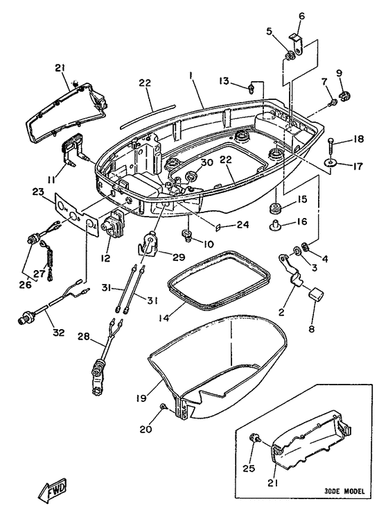 Bottom cowling