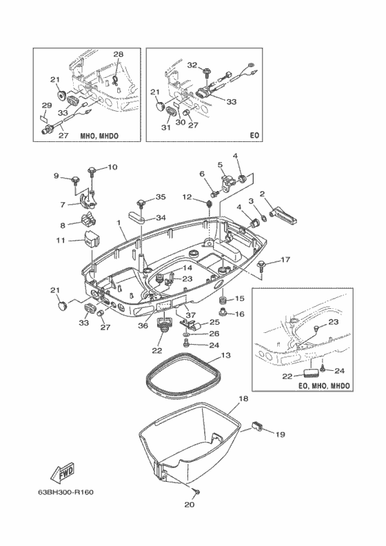 Bottom cowling