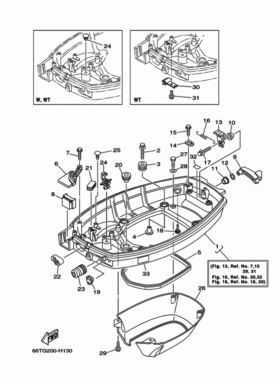Bottom cowling