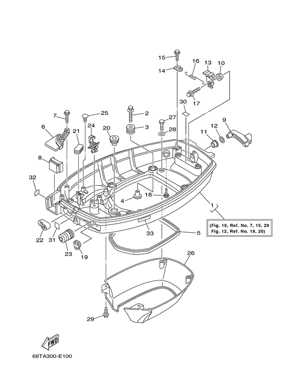 Bottom cowling