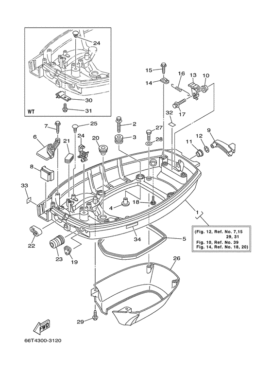 Bottom cowling