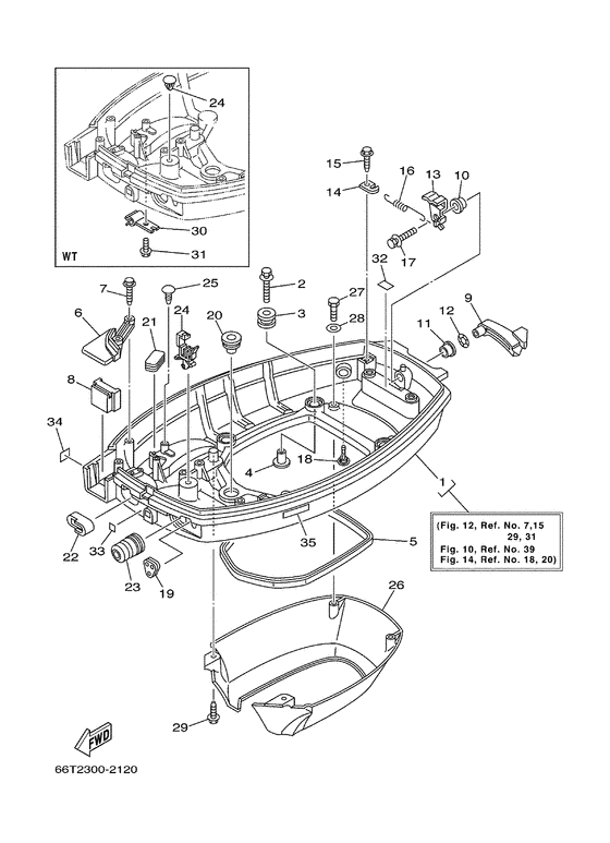 Bottom cowling