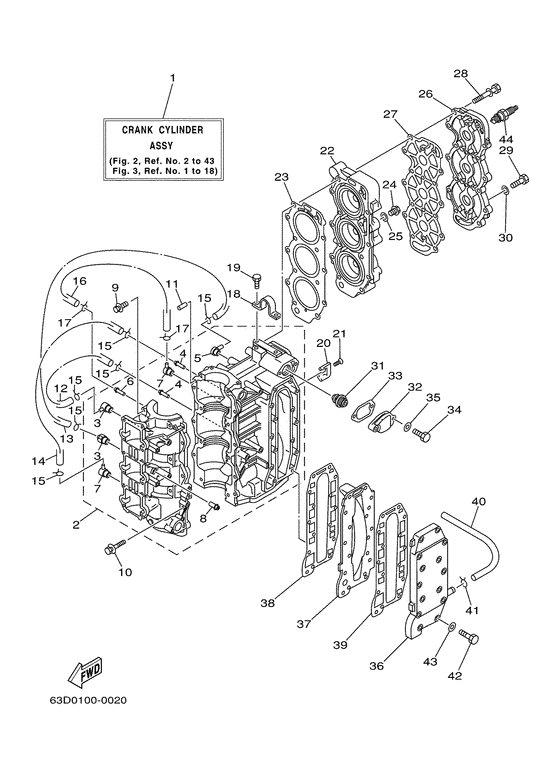 Cylinder. картер