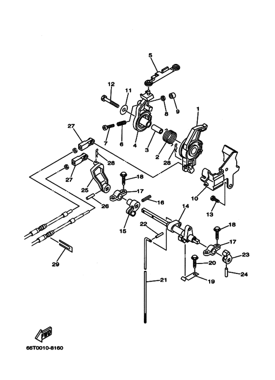 Управление в сборе