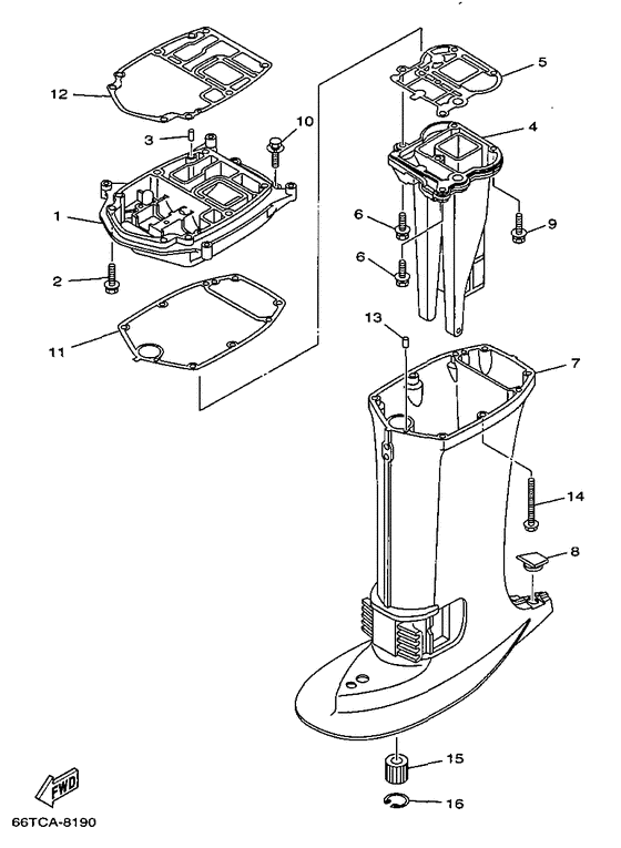 Upper casing