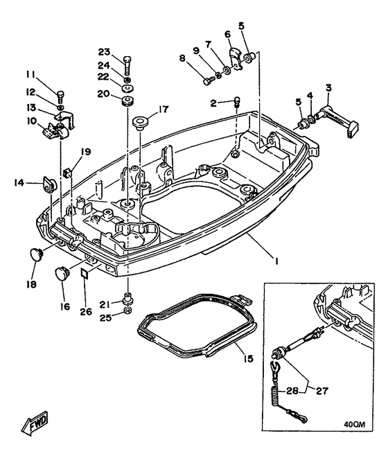 Bottom cowling