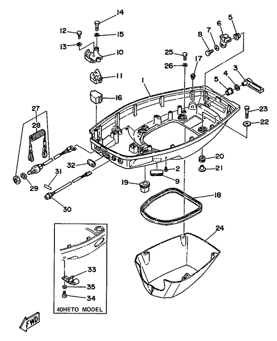 Bottom cowling