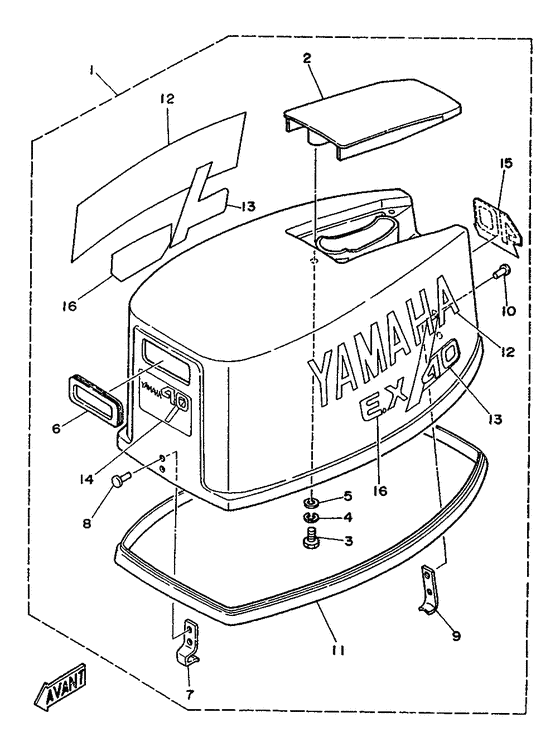 Top cowling