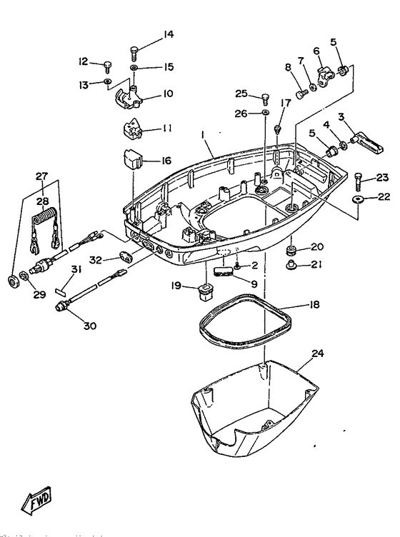 Bottom cowling