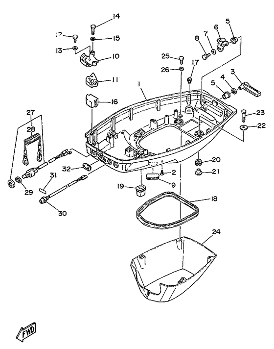 Bottom cowling