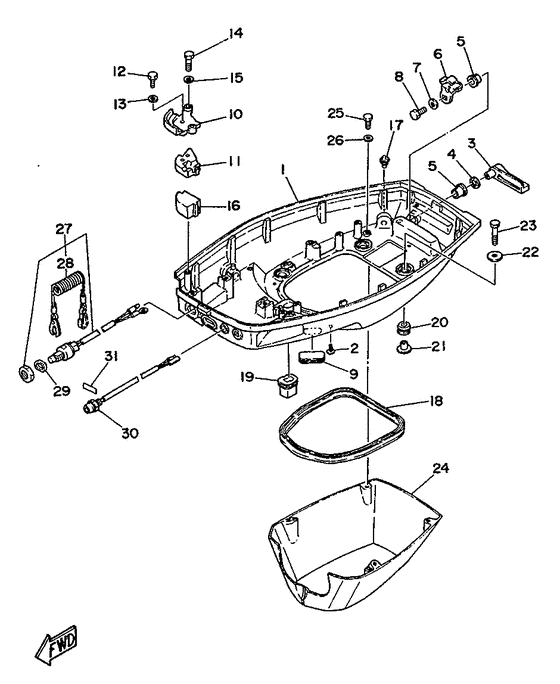 Bottom cowling