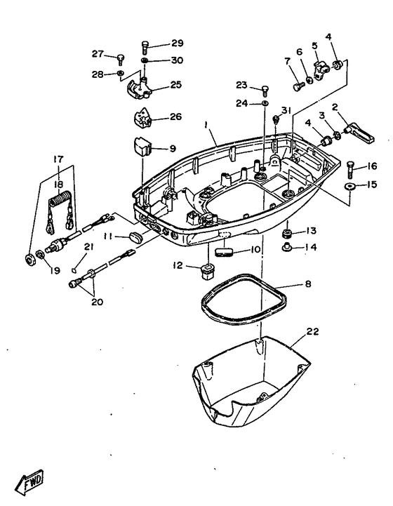 Bottom cowling