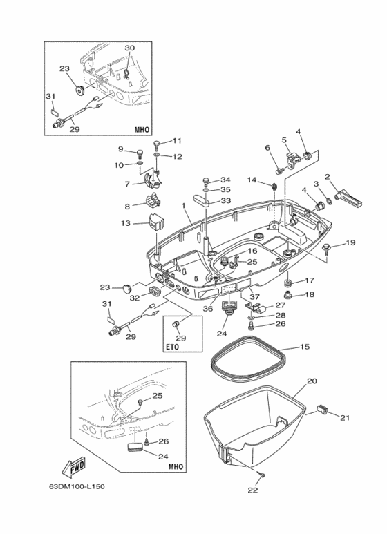 Bottom cowling