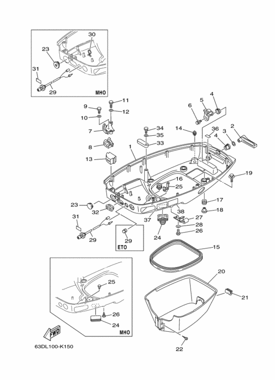 Bottom cowling
