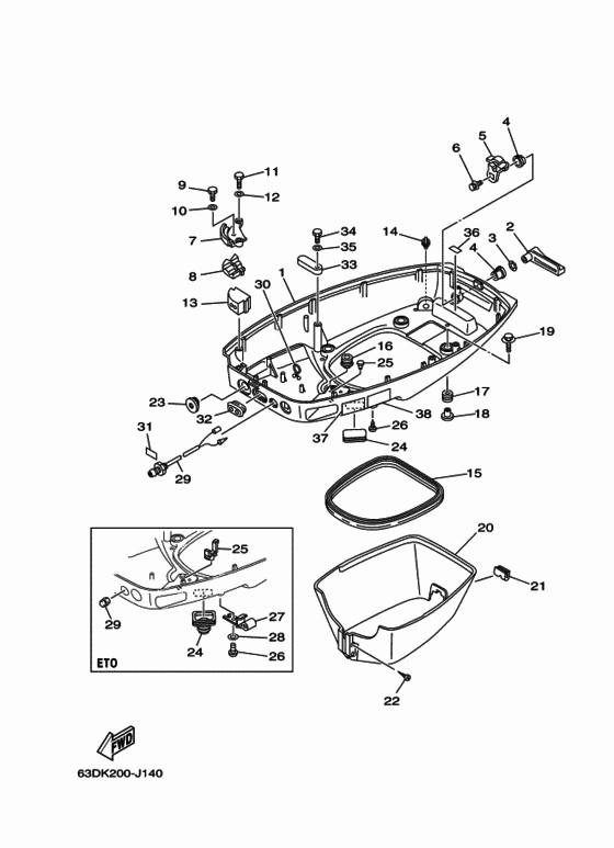 Bottom cowling