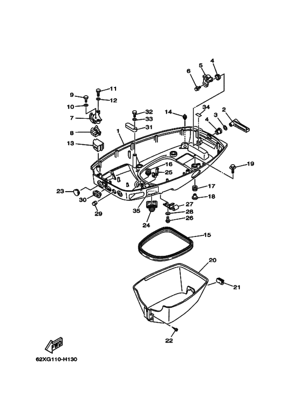 Bottom cowling