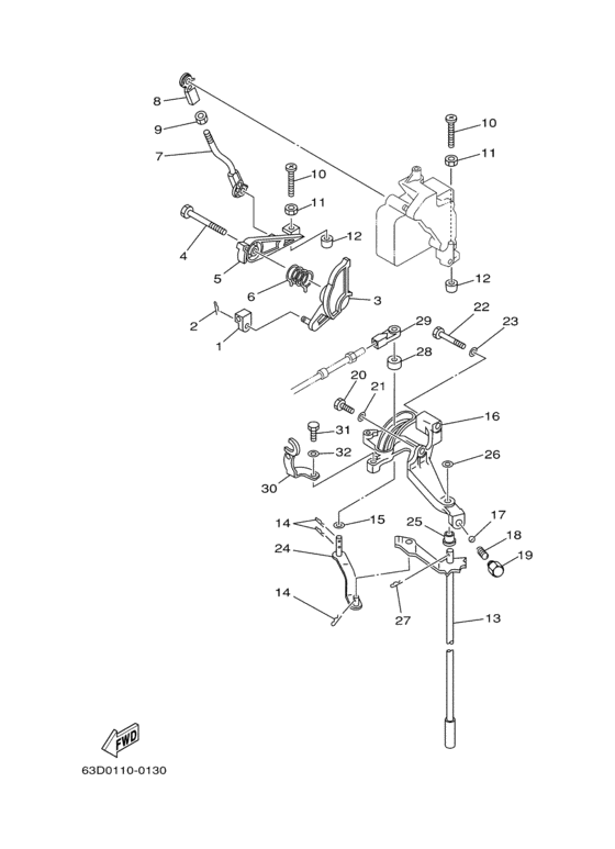 Управление в сборе